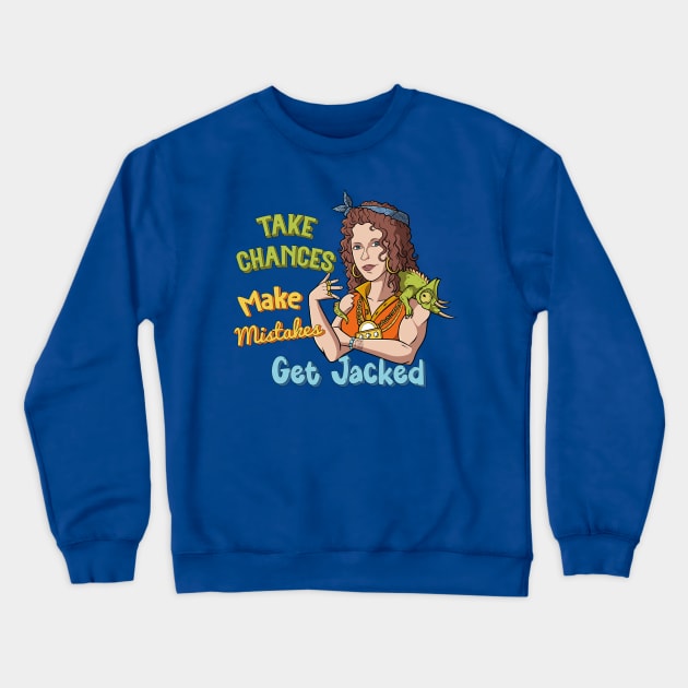 Miss Frizzle Crewneck Sweatshirt by Miss Frizzle's Fitness